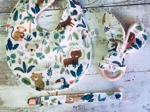 Tris bebè Baby Giungla