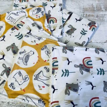 Quadrotti Coniglietto arcobaleno